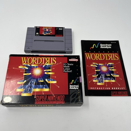 Wordtris super nintendo - wordtris,