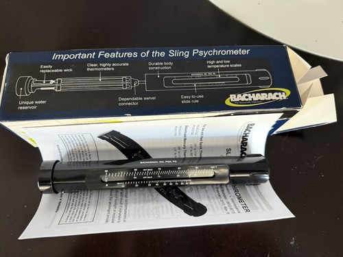 Bacharach sling psychrometer - bacharach,