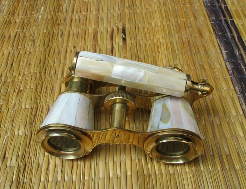 Vintage brass opera - opera, glasses