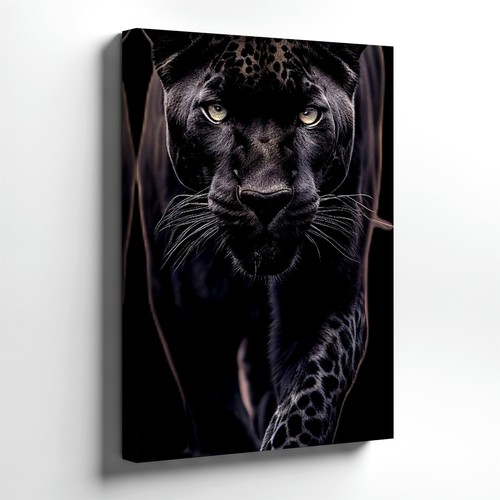 Wall art black panther canvas - art,