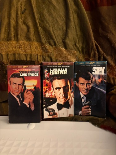 Vintage james bond 007 vhs - bond,