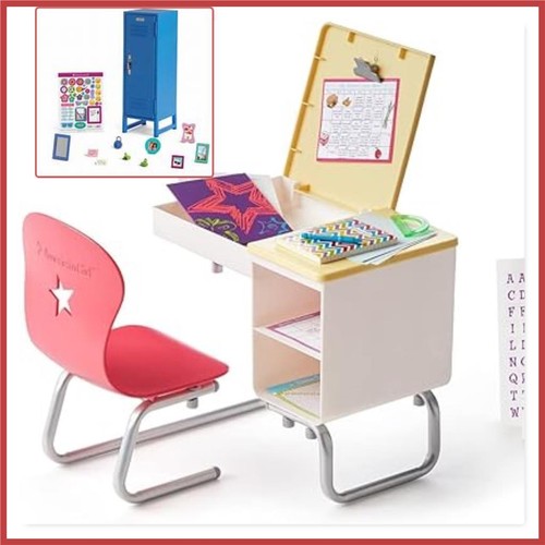 American girl flip top desk - girl,