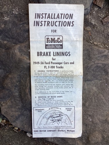 Original vintage fomoco brake - fomoco,