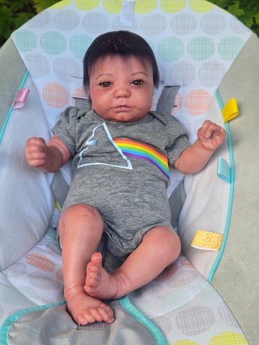 Reborn baby awake - , boy