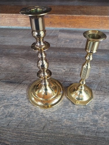 Vtg baldwin brass 8 - 10”, 8"tall