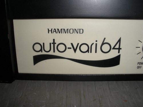 Vintage hammond auto vari - hammond, 64