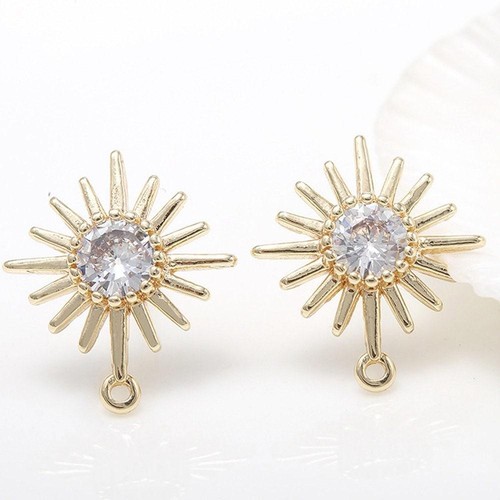 2pairs 18k gold - 18k, plated