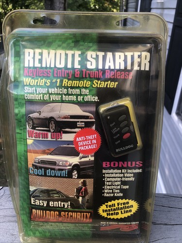 Bulldog security auto remote - security,