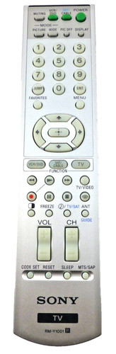 Y1001 sony oem - rm-y1001, plasma