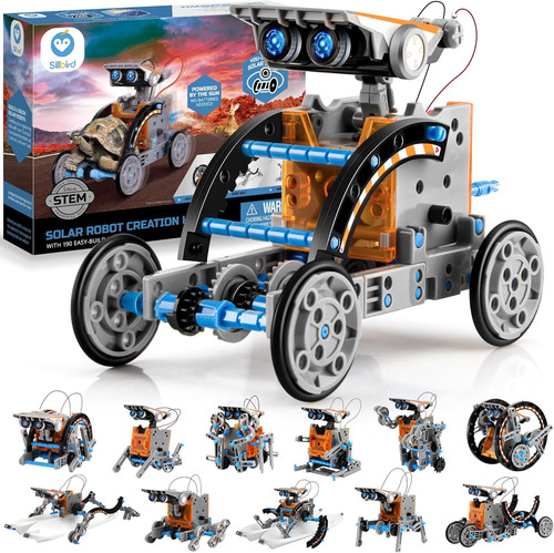 Solar robot building - 12-in-1,