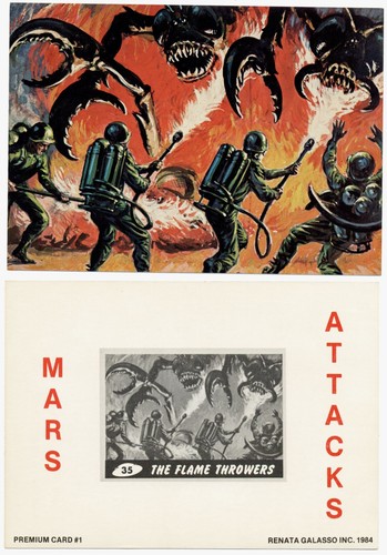 Mars attacks card premium - attacks,