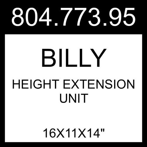 Ikea billy height extension - ikea,