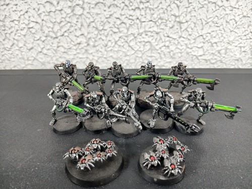 Necron warriors painted magnet - painted,
