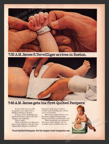 1979 pampers diapers - 1979,