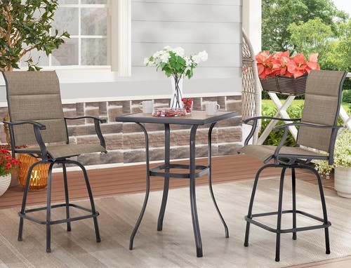 Patio bar table - table, chair