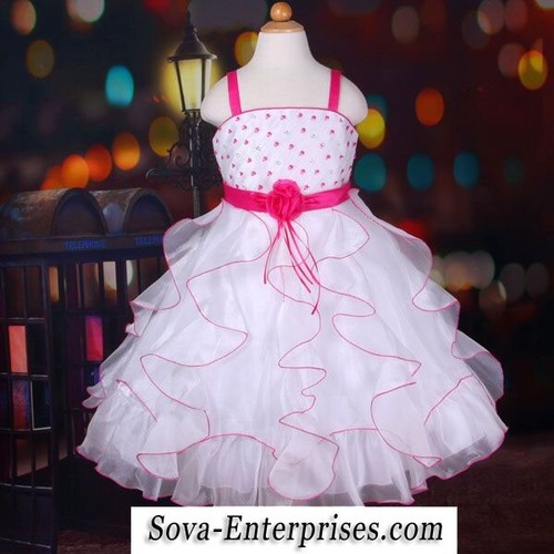 White pink sequins flower - sequins,