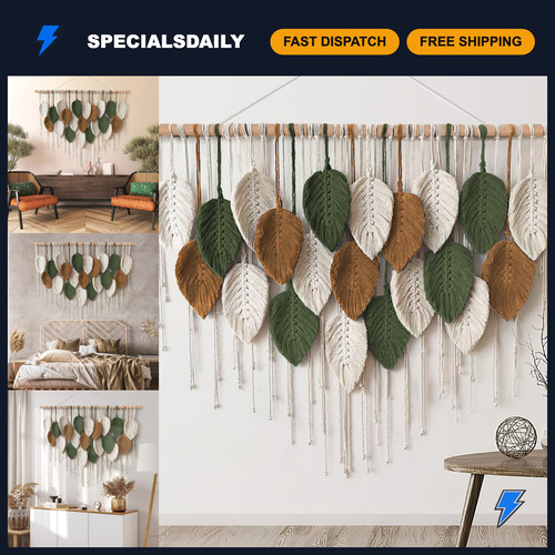 Large boho macrame wall - macrame,