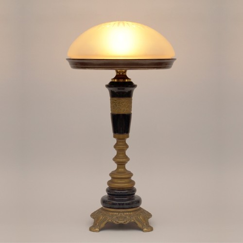 Art nouveau desk - art, lamp