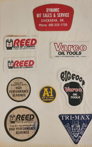 Vintage oilfield sticker - vintage,