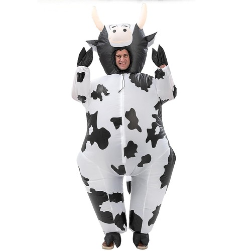 Inflatable cow costume for - costume,