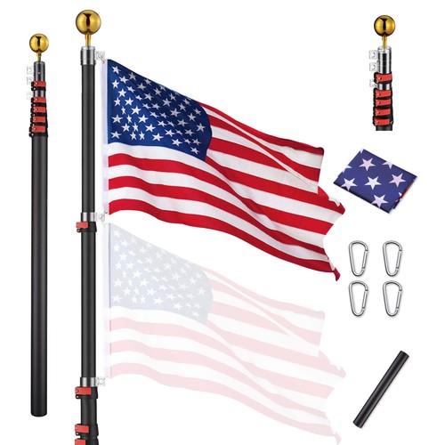 Yescom telescoping flag - yescom, 20'