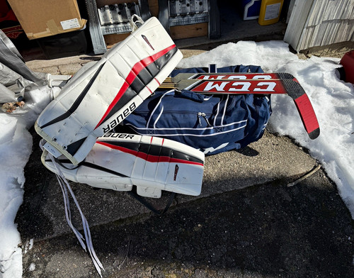 Bauer vapor goalie leg pads - bauer,