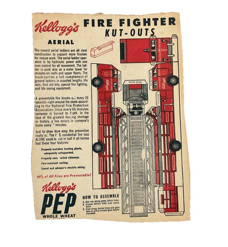 Kelloggs pep aerial - kelloggs, fire