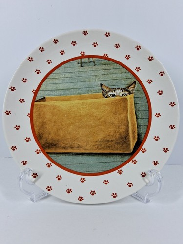 Vintage cat kitty plate - cat,