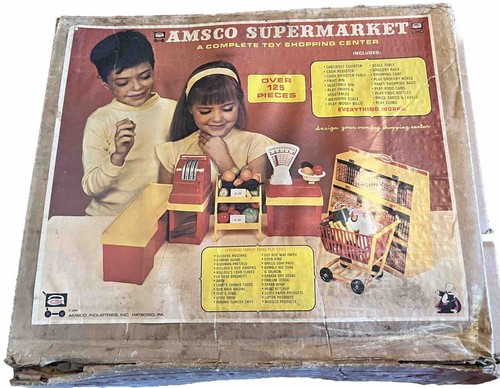 Vintage amsco toy supermarket - vintage,