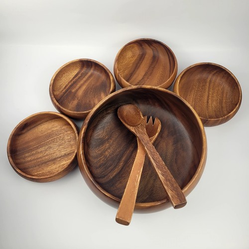 Vintage monkey pod wooden - monkey,