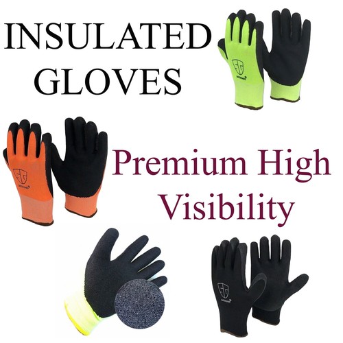 Winter insulated work gloves - winter,