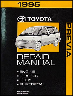 1995 toyota previa - previa, repair