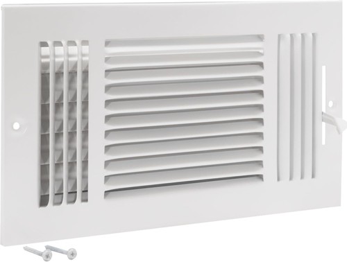 White 12x6in three way - white,