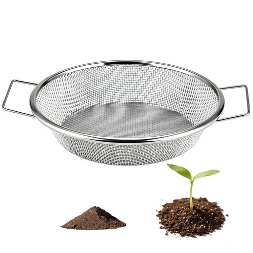 Soil sifter for gardening - soil, with