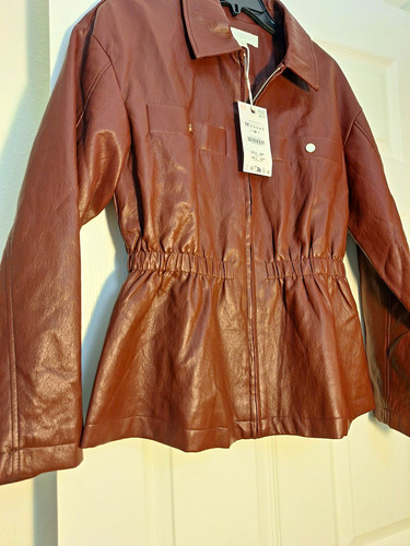 Zara women marron faux - women’s,