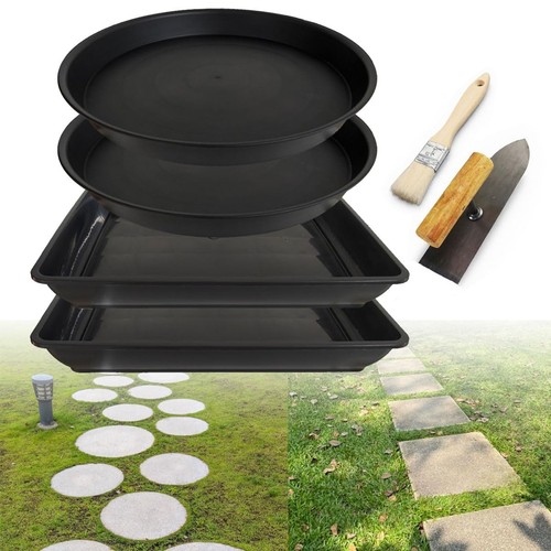 Round stepping stone - molds,, 4