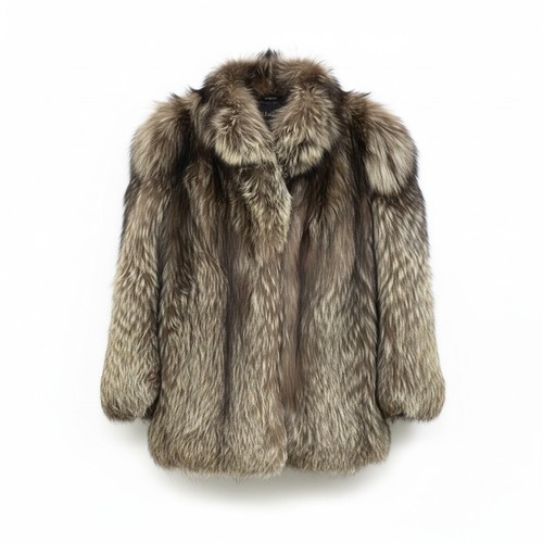 Fur flash silver - fur,