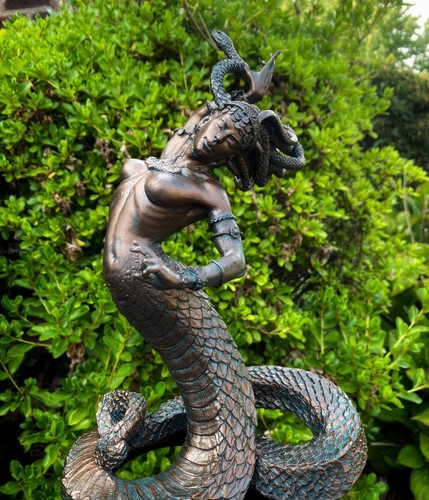 Medusa statue resin - resin, figurine