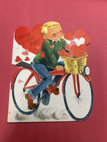 Vintage valentine card cute - valentine,