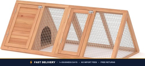 Wooden chicken coop rabbit - chicken,
