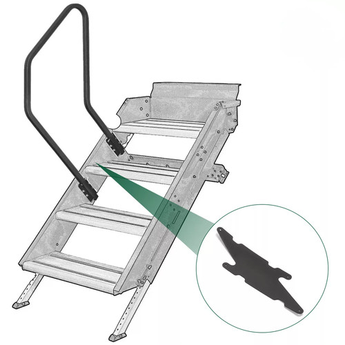 Step entry assist - entry, handrail