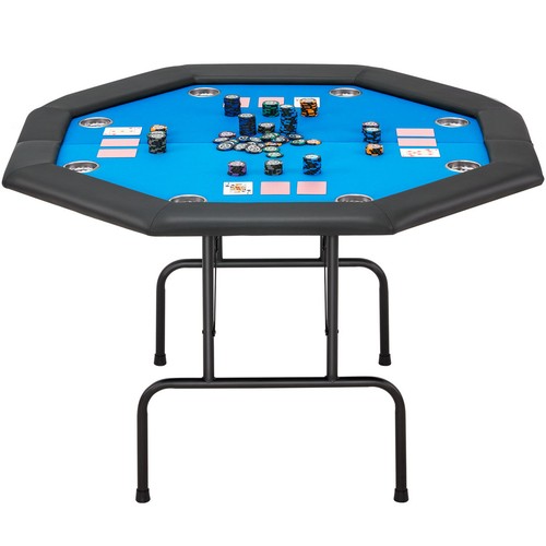 Foldable poker table 8 - 46.9",