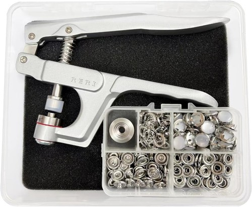 Pearl snaps with fastener - with,