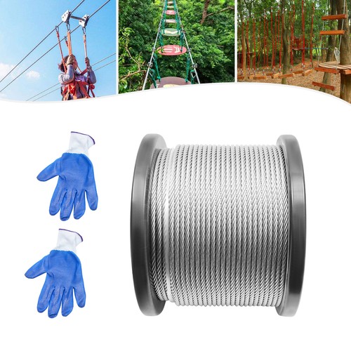 Inch stainless steel cable - 1/4,