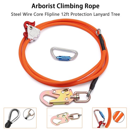 Arborist climbing rope steel - climbing,