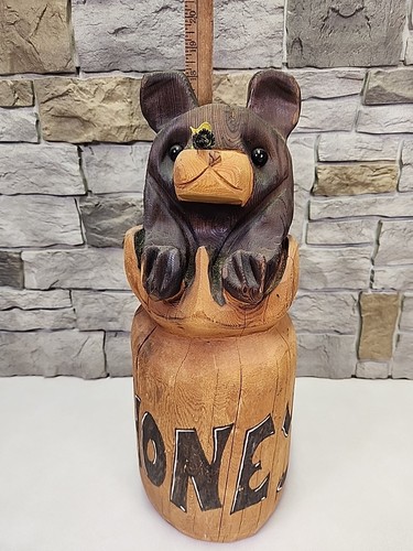Chainsaw art solid wood bear - chainsaw,