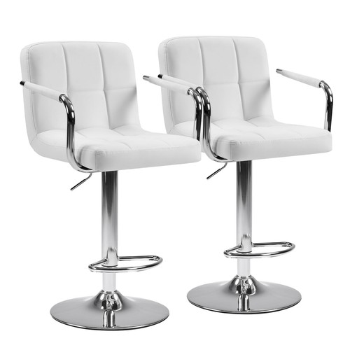 Swivel bar stool set - swivel, pu