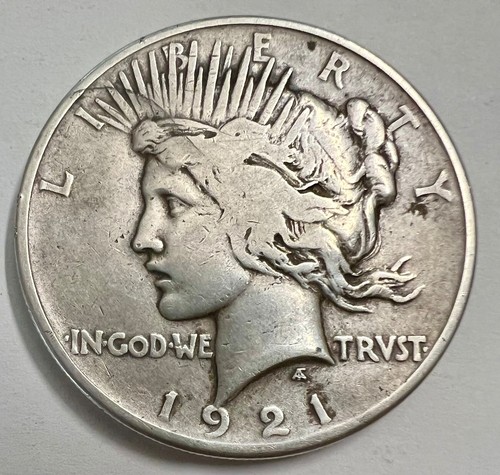 1921 peace silver dollar high - peace,