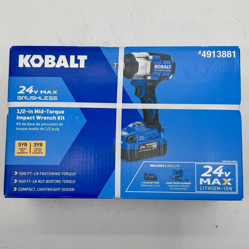 Kobalt 24v brushless - 1/2",
