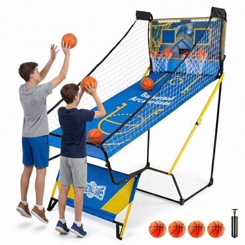Dual shot foldable basketball - shot,